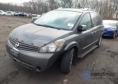 2007 Nissan Quest 3.5 Sl z USA, uszkodzony, nr VIN 5N1BV28U97N107182